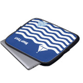 Sailboote Day Custom Laptopschutzhülle (Vorne Knopf)