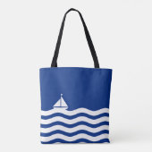 Sailboote Day Custom Tasche (Rückseite)