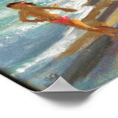 Sailboote Garrucha Spanien Poster (Ecke)