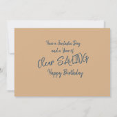 Sailboote Notecard Dankeskarte (Rückseite)