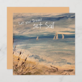 Sailboote Notecard Dankeskarte