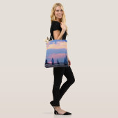 Sailboote Sunset Tote Bag Tasche (Am Model)
