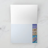 Sailboote Wasserfarbenleerkarte Feiertagskarte (Innenseite)