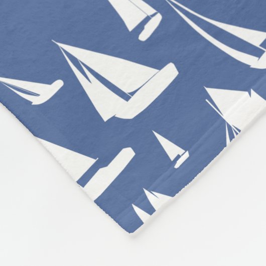 Sailbots Nautical Blue Fleecedecke (Ecke)