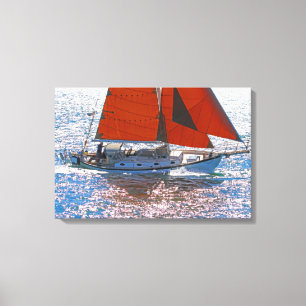SAILEN SIE DAS MEER 16x24 Leinwanddruck