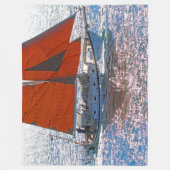 SAILEN SIE DAS MEER FLEECEDECKE (Vorderseite)