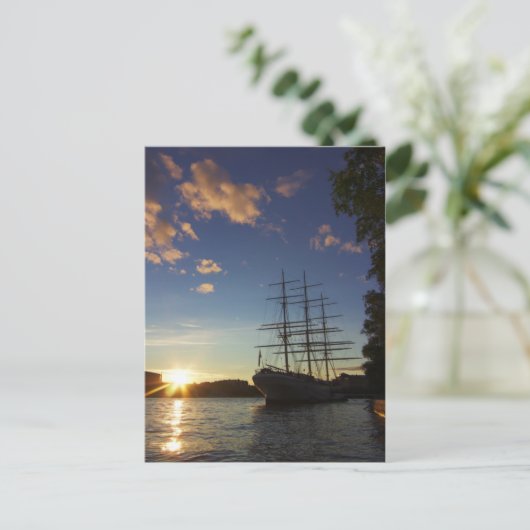 Sailer in Stockholm Postkarte (Stehend Vorderseite)