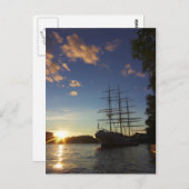 Sailer in Stockholm Postkarte (Vorne/Hinten)