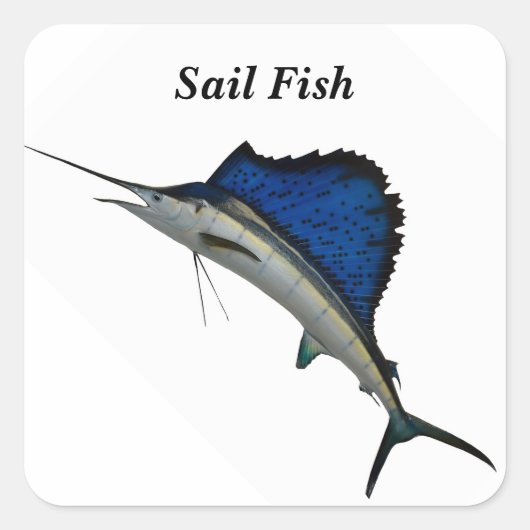 Sailfish, die Aufkleber für den benutzerdefinierte (Vorderseite)