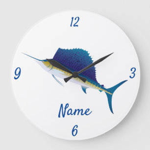 Sailfish Thunder_Cove Große Wanduhr