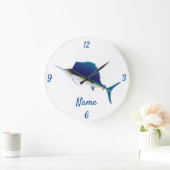 Sailfish Thunder_Cove Große Wanduhr (Zuhause)