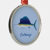 Sailfish Thunder_Cove Ornament Aus Metall (Rechts)