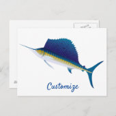 Sailfish Thunder_Cove Postkarte (Vorne/Hinten)