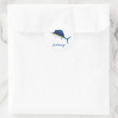 Sailfish Thunder_Cove Runder Aufkleber (Tasche)