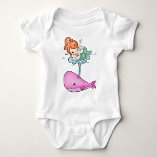 Sailin' mit einem Whale-T-Shirt Baby Strampler