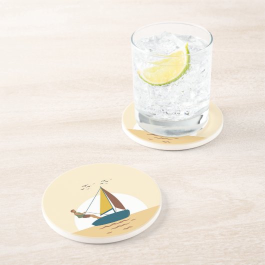 Sailing Adventure Untersetzer (Seite)