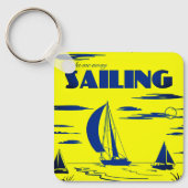 "Sailing" Art Keychain Schlüsselanhänger (Vorderseite)