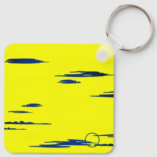 "Sailing" Art Keychain Schlüsselanhänger (Rückseite)