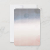 Sailing Boat Seastars Rehearsal Dinner Einladung (Rückseite)