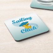 Sailing Chick #3 Untersetzer (Linke Seite)