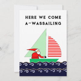 Sailing Christmas cards Feiertagskarte