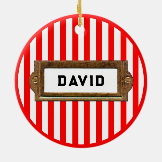 Sailing Christmas Keramik Ornament (Hinten)