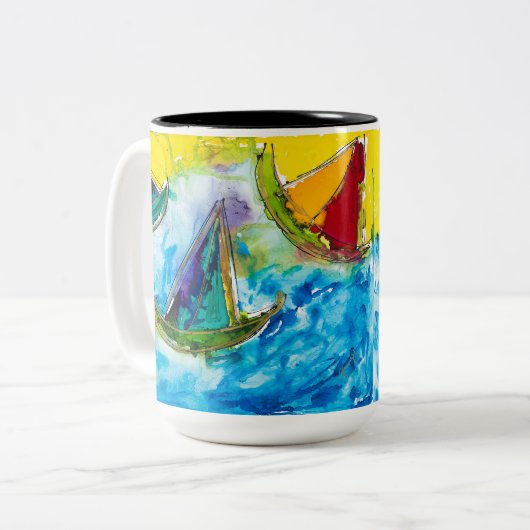 Sailing Coffee Tasse (Vorderseite Links)