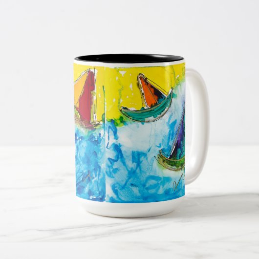 Sailing Coffee Tasse (VorderseiteRechts)