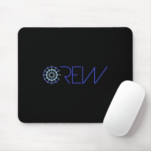 Sailing Crew Sailing Team Ship Steering Wheel Text Mousepad (Mit Mouse)