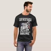 Sailing Dad Christian Sail Grandpa T-Shirt (Vorne ganz)