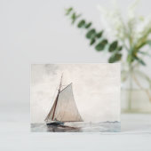 Sailing Gloucester Winslow Homer Postcard Postkarte (Stehend Vorderseite)