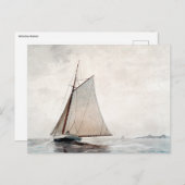 Sailing Gloucester Winslow Homer Postcard Postkarte (Vorne/Hinten)