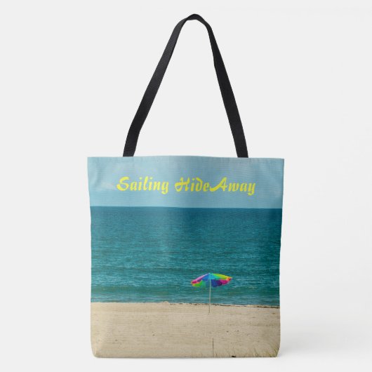 Sailing HideAway LARGE Beach Shoulder Tote Tasche (Vorderseite)