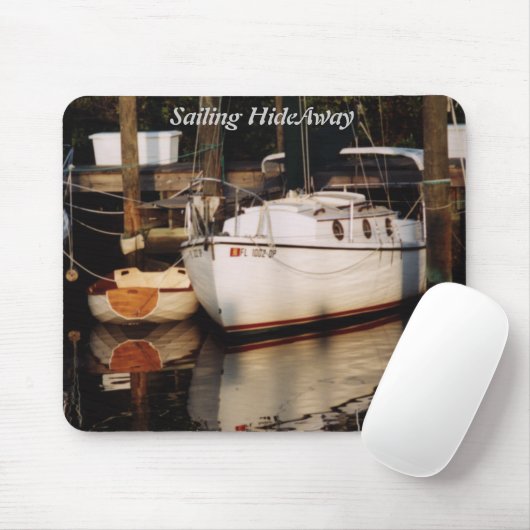 Sailing Hideaway Mouse Pad Mousepad (Mit Mouse)