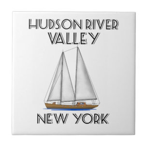 Sailing Hudson River New York Fliese