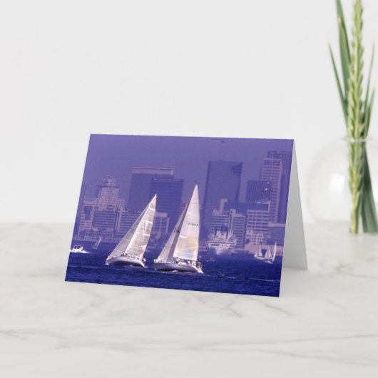Sailing in San Diego Karte (Vorderseite)
