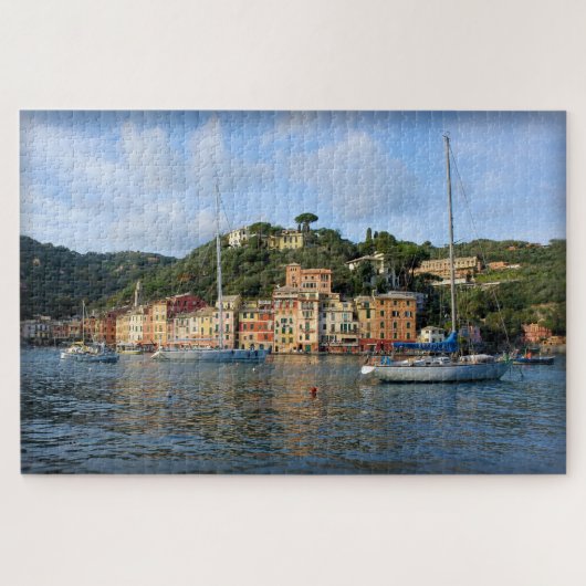 Sailing Into Portofino, Italy - 20 x 30 inch Puzzle (Horizontal)