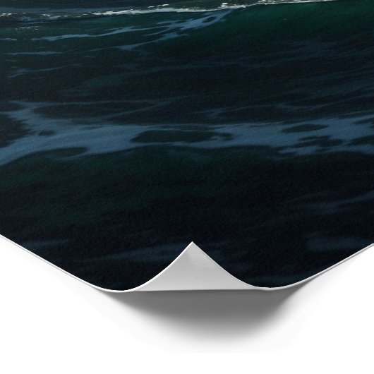 Sailing into Storms Fantasy Poster (Ecke)