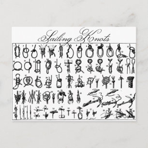 Sailing Knots Postkarte
