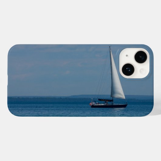 Sailing Mackinac Case-Mate iPhone Case (Rückseite (Horizontal))