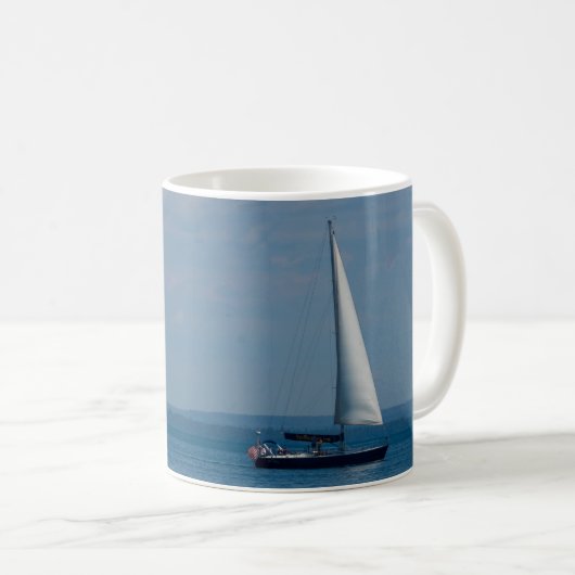 Sailing Mackinac Coffee Tasse (VorderseiteRechts)