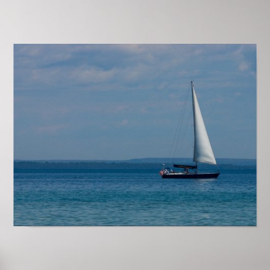 Sailing Mackinac Poster (Vorne)