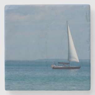 Sailing Mackinac Steinuntersetzer