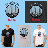 Sailing Nautical Sailboats fotografisch Tri-Blend Shirt