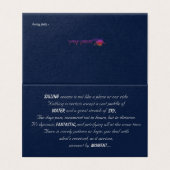 Sailing Oceans Poem (Außenseite Aufgefaltet)