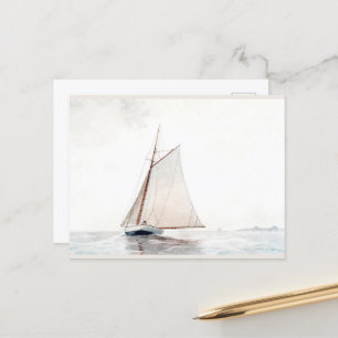 Sailing off Gloucester by Winslow Homer Feiertagspostkarte