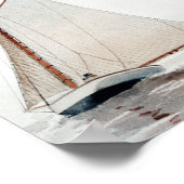 Sailing off Gloucester by Winslow Homer Poster (Ecke)