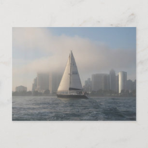 Sailing San Diego Postkarte