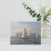 Sailing San Diego Postkarte (Stehend Vorderseite)
