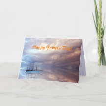 SAILING SHIP VATHER'S DAY CARD
